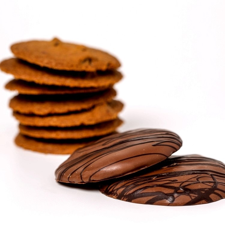 Double Dipped Milk Chocolate Cookies